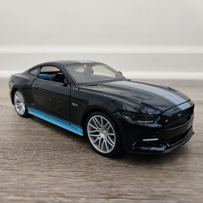 #ad #ad Maisto 2015 Ford Mustang GT 1:24 Diecast Model Car Black Parts Repair $16.25