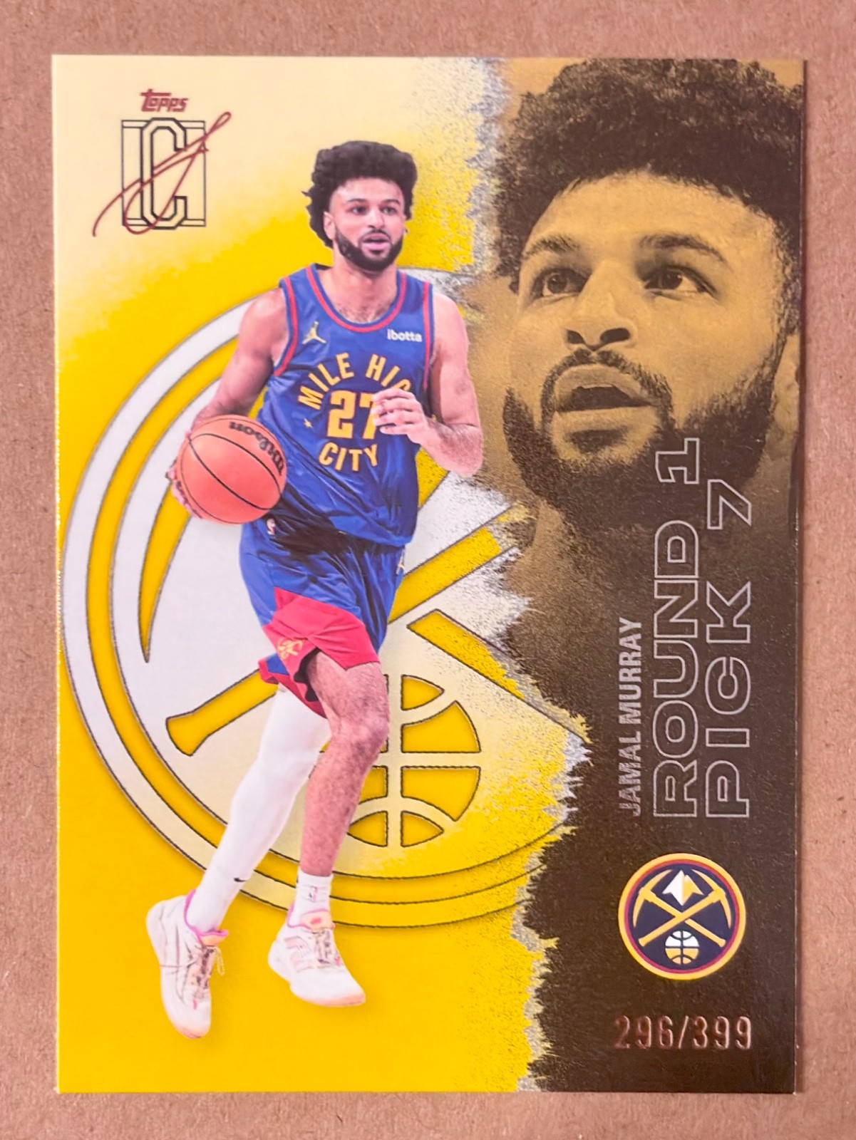 Jamal Murray YELLOW /399 2025-26 Topps Signature Class Nuggets #65