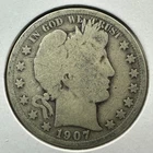 1907-O 50C Barber Half Dollar, Contains 0.3617oz of SILVER (88249)