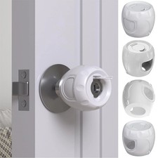 Innovative Door Knob Safety Cover for Kids 4 Pack New Hidden Holes Covers and