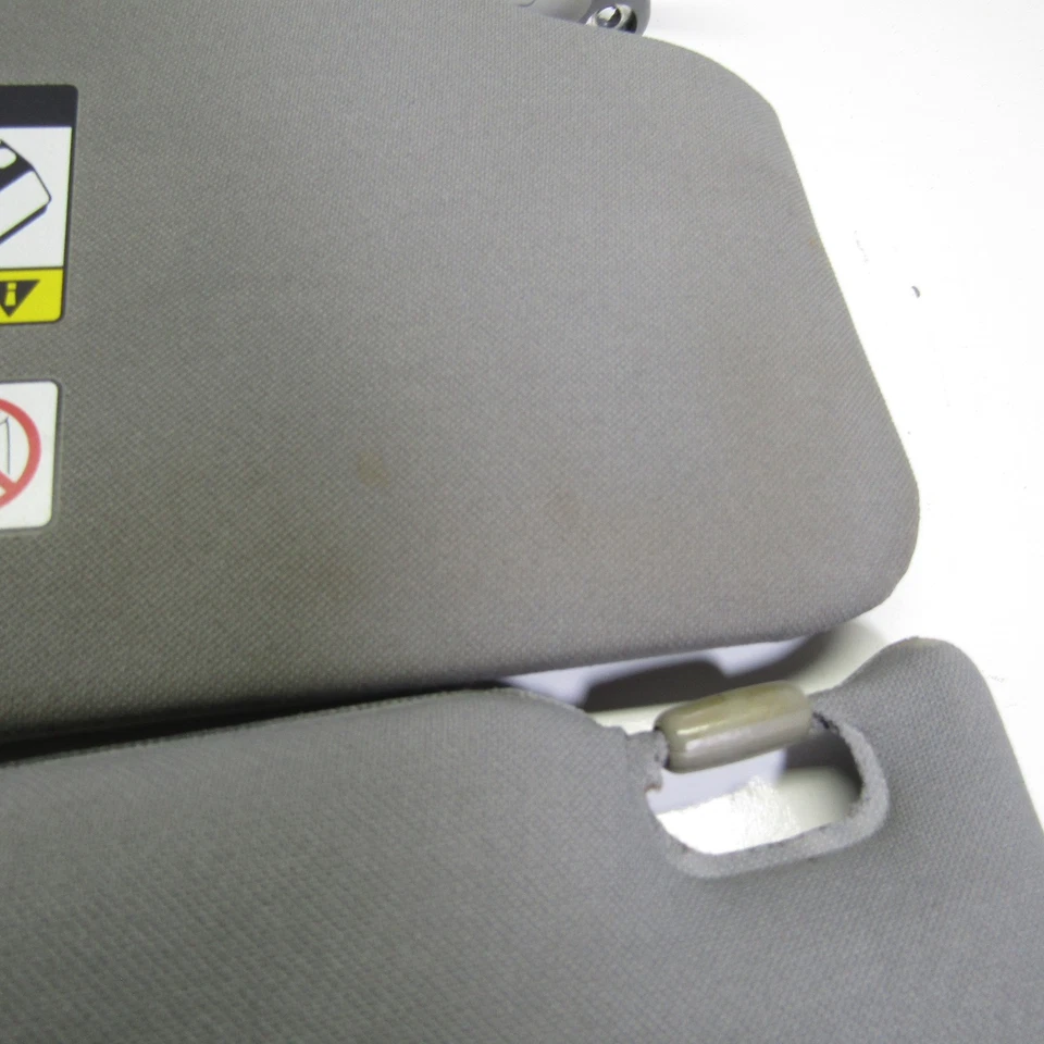 2007-2012 Acura MDX/RDX Left/Right Sun Visor Set Driver Passenger Gray OEM - Image 4 of 4