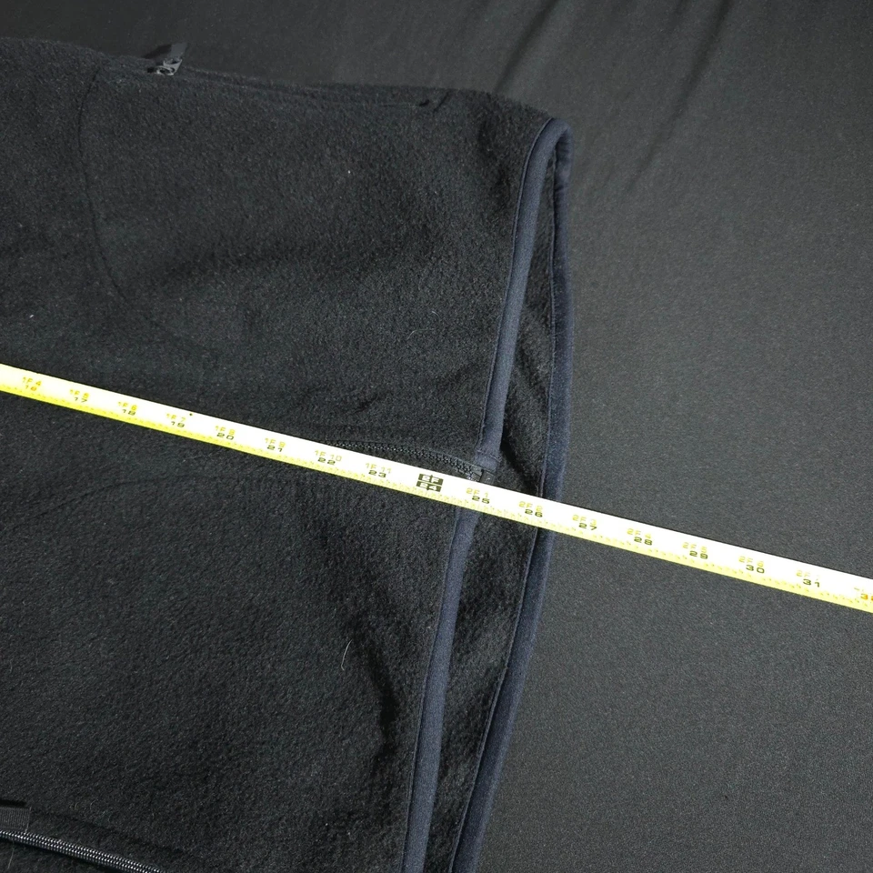 Chaleco polar Helly Hansen para hombre mediano negro bolsillos con cremallera completa exterior capa cálida Foto 3 de 4