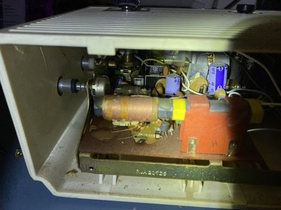 Vtg 1973 Panasonic RC 6003 AM FM Flip Clock Radio *Radio Works