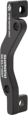 Shimano F180S/P Disc Brake Adapter for 180mm Rotors - IS Mount, Hardware
