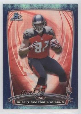 2014 Bowman Chrome Bubbles Refractor /99 Austin Seferian-Jenkins Rookie RC 1by