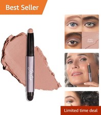Hydrating Waterproof Eyeshadow Stick - Neutral Matte Finish  All-Day Wear
