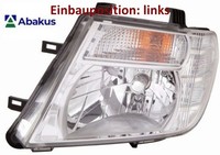 Abakus 215-11F8L-LD-EM Hauptscheinwerfer Links Scheinwerfer FüR Nissan