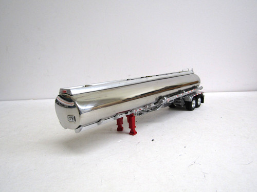 DCP Heil chrome tandem axle fuel tank trailer new no box 1/64