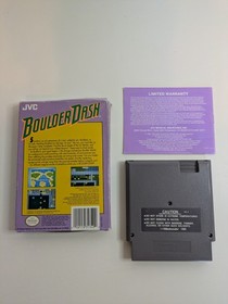 Boulder Dash NES CIB with Box, Manual (Nintendo Entertainment System)