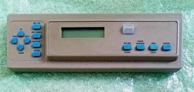 Printronix 153700-001, Cabinet Control Panel