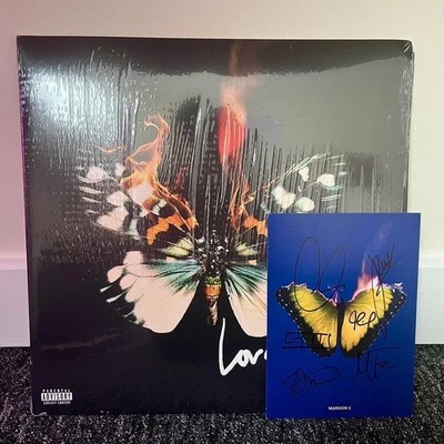 Maroon 5 Signed - Love Is Like Store Exclusive Vinyl + Signed Art Card