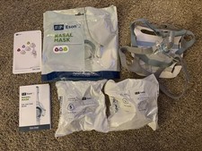 One Fisher and Paykel F P Eson 2 Nasal Mask W/ Headgear Size S,M,L ESN2SML