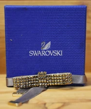 Swarovski Caramel Brown Hair Piece Band Tie 29" Total Length