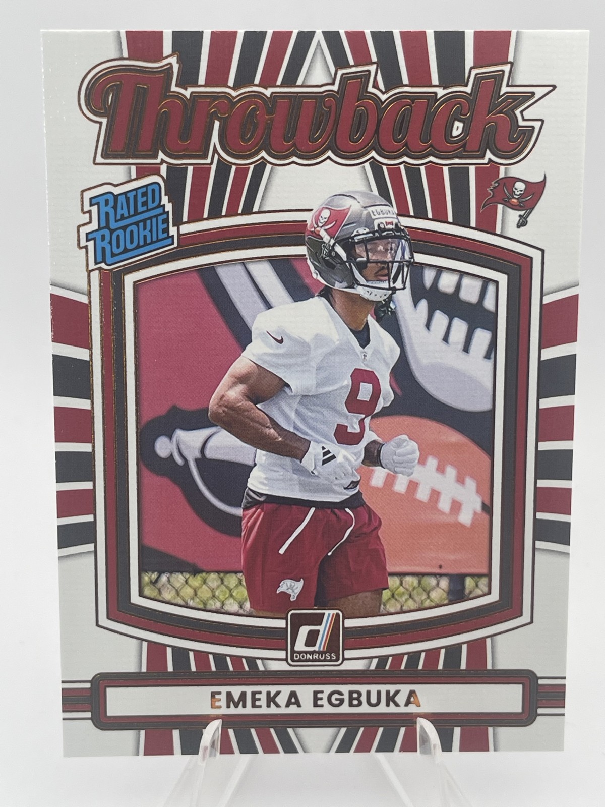 2025 Panini Donruss - Rated Rookies Throwbacks Emeka Egbuka #31 (RC)