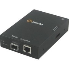 Perle S-1000-SFP Gigabit Ethernet Managed Media Converter - 1 x RJ-45 Network -