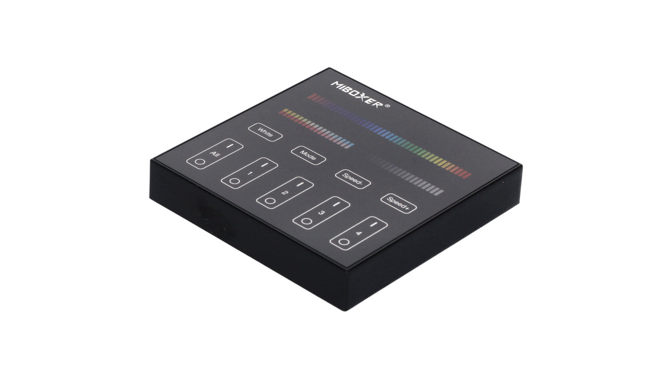 Панель MiLight 4strefy RGB+CCT czarny bat sterownik B4B