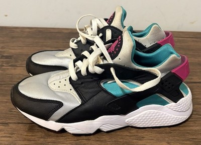 Nike Air Huarache Men s Size 8 Teal Pink Black Running Shoes SEND OFFERs
