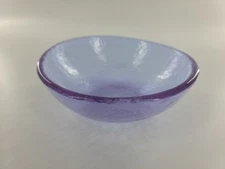 Fire and Light Recycled Glass Salad Serving Bowl 8” Lavender Purple