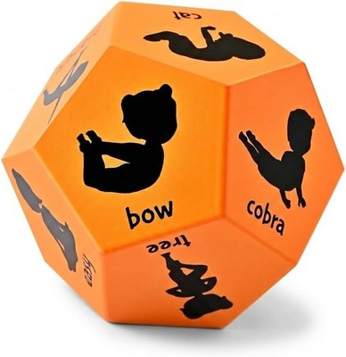 Exercise Dice for Kids,12-Sided Giant Foam Yoga Dice Games for Indoor