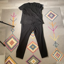 Brand New with Tags Jaanuu Women  s Scrub Set XL Black