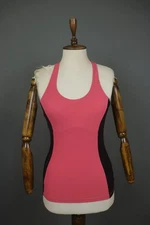 Montura Red and Black Sleeveless Scoop Neck Wide Strap Pullover Tank Top Size M