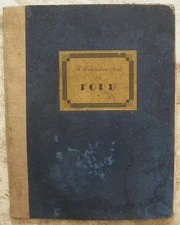 1931 Standard Oil Lubrication of Ford Autos Book, Champlin Oil-Tires-Batteries