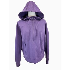 Old Navy Active Women's Large Purple Dynamic Fleece 1/2 Zip Hoodie Pullover