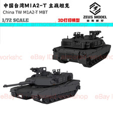 3D Printed 1/72 China Taiwan's M1A2-T main battle tank Unpainted