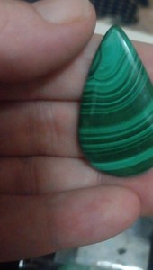 Stone Malachite Teardrop Cabochon for Jewelry Making