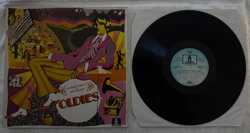 FRENCH 33 LP THE BEATLES A COLLECTION OF BEATLES OLDIES BLUE LABEL
