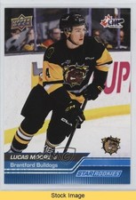 2023-24 Upper Deck CHL Star Rookies Blue Lucas Moore #390 READ 0he