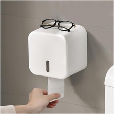 Toilet Paper Holder Wall Mounted self Adhesive Toilet Roll Holders No Drilling