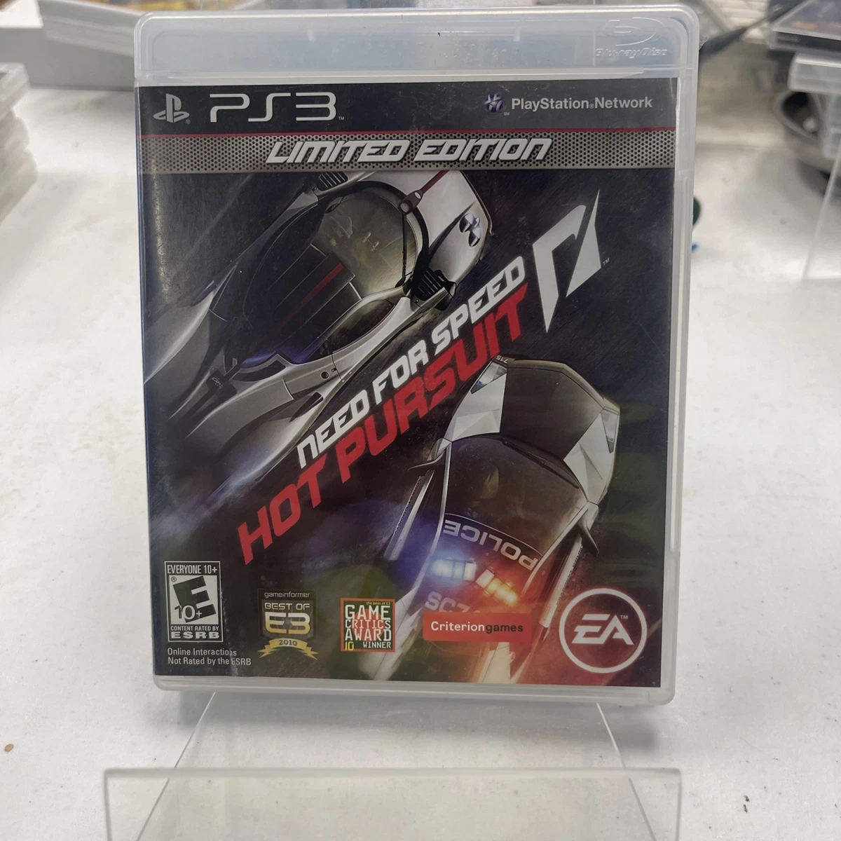 Need For Speed Hot Pursuit Sur PS3, Complet CIB, Code Région NTSC, Bon état