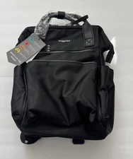 Baggallini Soho Backpack Women's Laptop Backpack Travel Bag Black