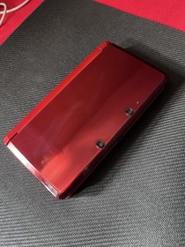 Nintendo Original 3ds Flare Red Region Free  With Charger And 16GB SD
