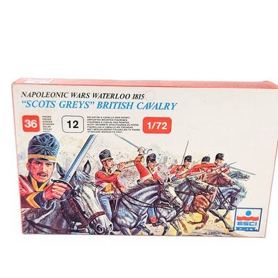 ESCI 217 1/72 Scale Napoleonic Wars Waterloo Scots Greys British Cavalry Boxed.