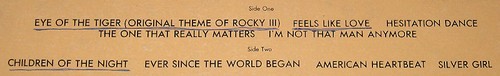 Philippines SURVIVOR Eye Of The Tiger LP Vinyl Record - Picture 3 of 3