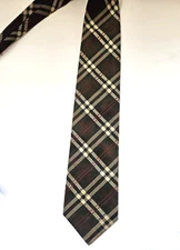 Glenlivet Collection Kinloch Anderson Necktie Olive Green Tartan Plaid Tie