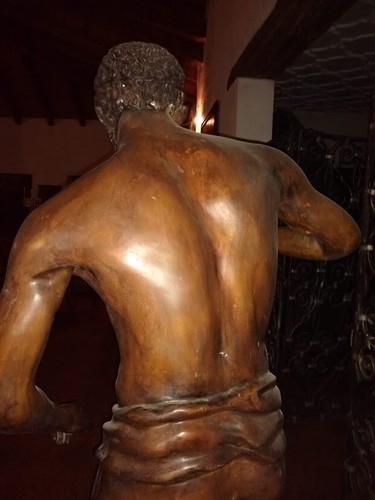 Bronzo "Il Giocatore" (71,5 pollici) - Foto 14 di 14