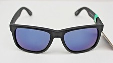 Foster Grant Black With Blue Mirrored Lens Unisex Sunglasses 100 UV 10210577.FWM