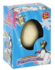 FAKE 1 HATCH'EM GROWING PENQUIN EGGS toy grow science MAGICAL egg novelty