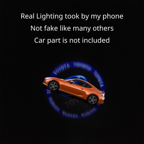 2PCS LED Car Door Lights Projector Courtesy Puddle Shadow Light Fit for Toyota - Bild 12 von 12