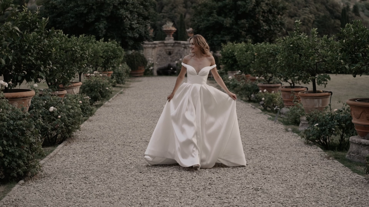 Allure Abella Wedding Dress SAMIRA Size 12 Ivory NEW! UK