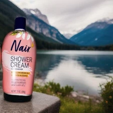 Nair Hair Remover Shower Power Max Moroccan Argan Oil 13 oz (368 g) NEW