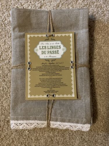 NaturalCraft 12-Pack Cotton Linen Blend Napkins - 18x18 Inches, Mustard Color, Mitered Corners, Machine Washable