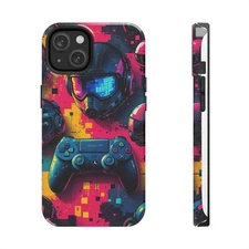Durable Gaming-Themed Tough Phone Case – Shock-Resistant