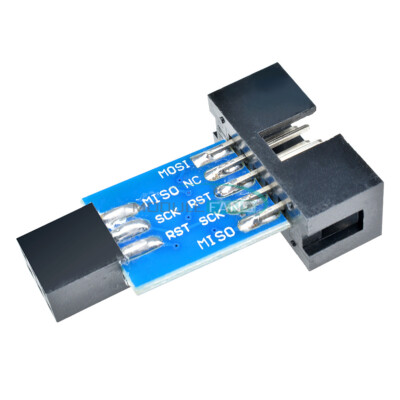 10PCS 10 Pin Convert To Standard 6 Pin Adapter Board ATMEL USBASP AVRISP STK500