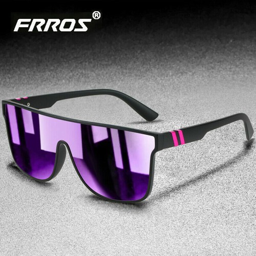FRROS Polarized Sunglasses Men Women Flat Top Style Driving Sports