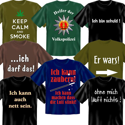 Fun T-Shirts mit Sprüchen lustige Motive Männer Geschenke Männertag