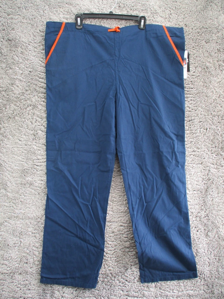 SCRUB DUDZ NFL CHICAGO BEARS MEDICAL SCRUBS PANTS LOUNGEWEAR SIZE XL DRAWSTRING - Image 2 of 4
